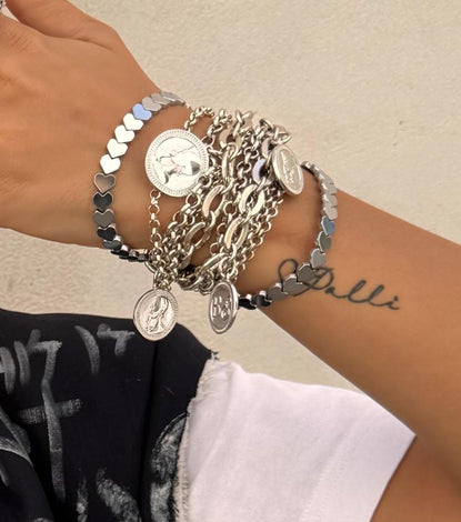 Bracciale - BE170-B135-SILVER