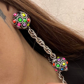 Earrings - BE006-O105-COLOR