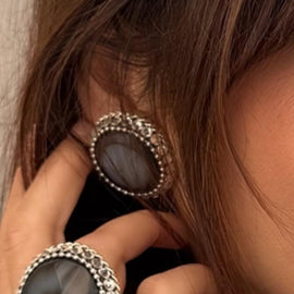 Orecchini - BE239-O105-BLACK