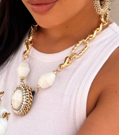 Collana - BE218-C165-WHITE