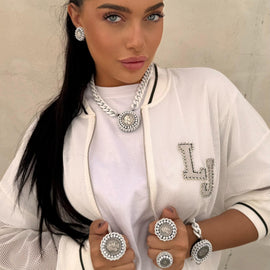Orecchini - BE169-O75-SILVER